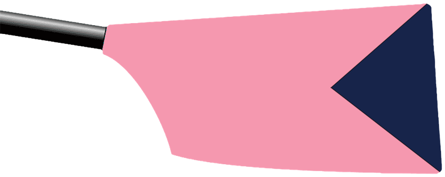 The CIR blade, pink with the navy diamond