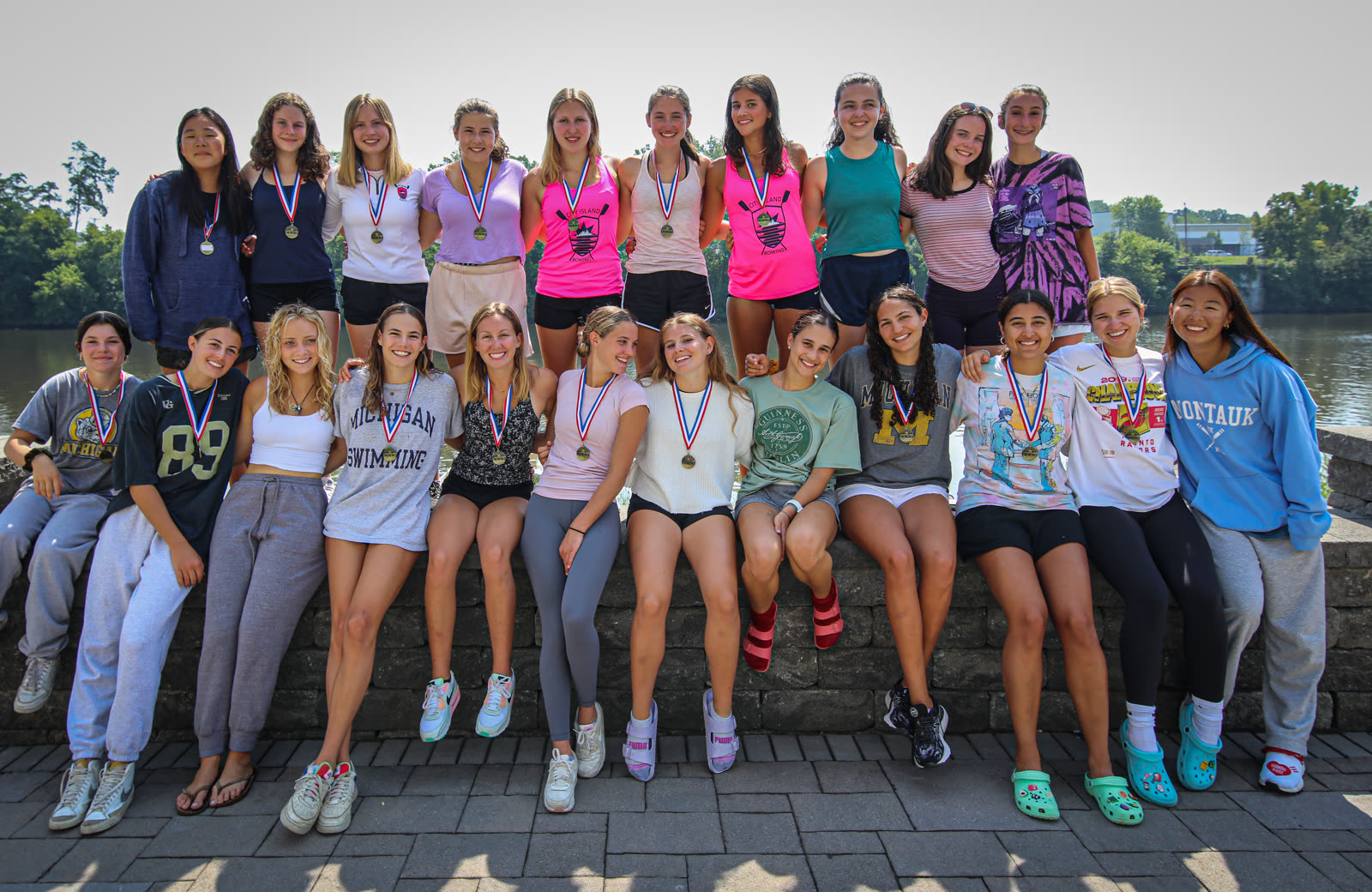 Team with medals