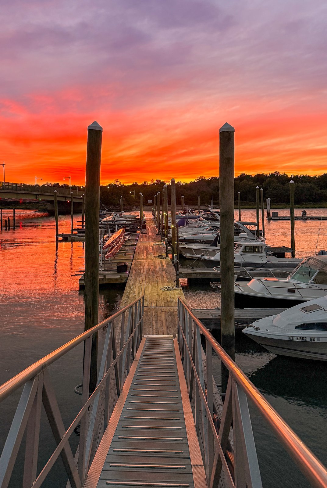 The dock at sunrise
